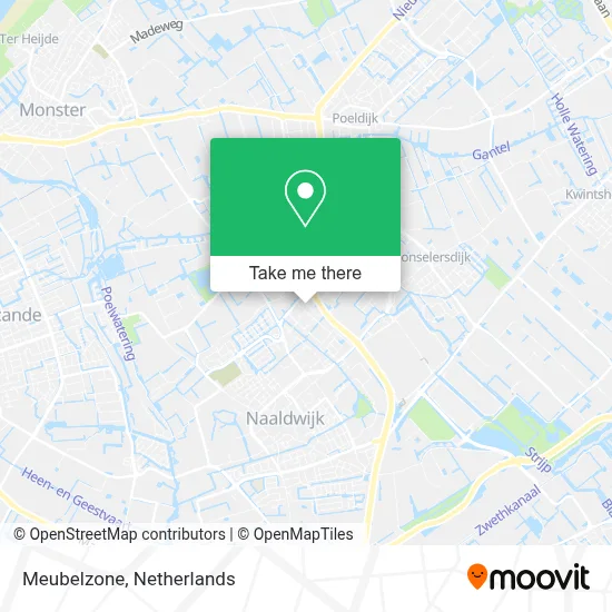 Meubelzone map