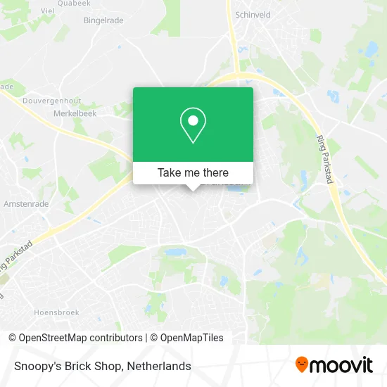Snoopy's Brick Shop map