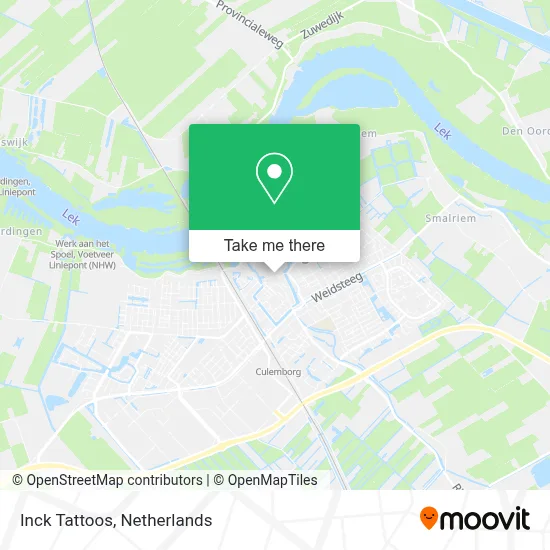 Inck Tattoos map