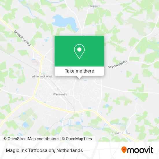 Magic Ink Tattoosalon map