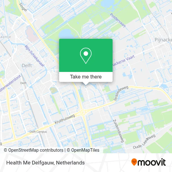 Health Me Delfgauw map