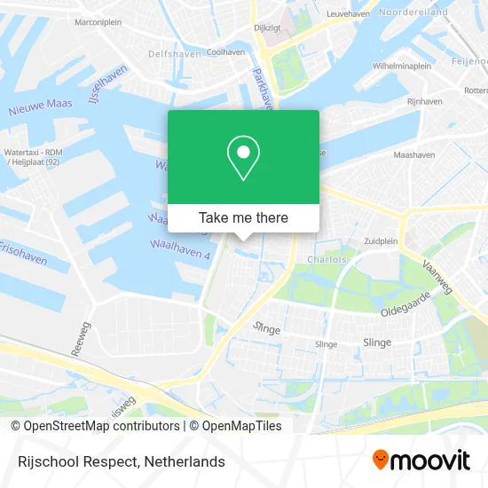 Rijschool Respect map