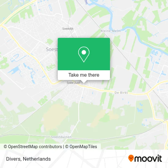 Divers map