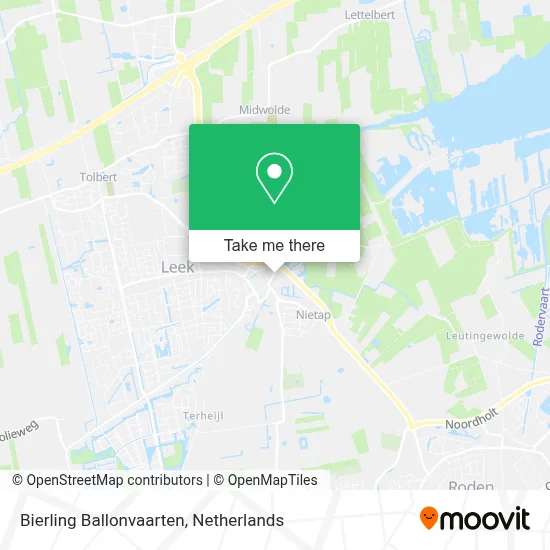 Bierling Ballonvaarten map