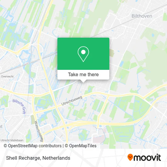 Shell Recharge map