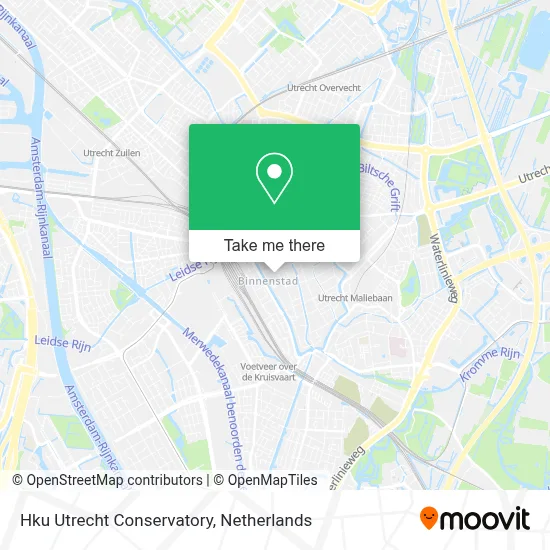Hku Utrecht Conservatory map