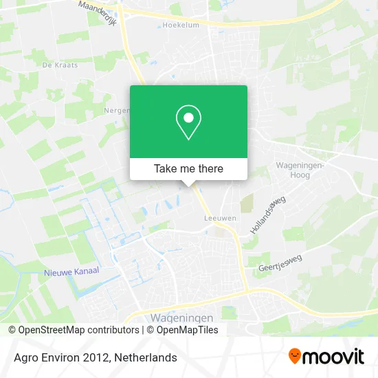 Agro Environ 2012 map