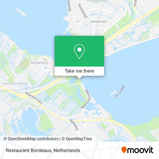 Restaurant Bordeaux map