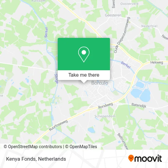 Kenya Fonds map