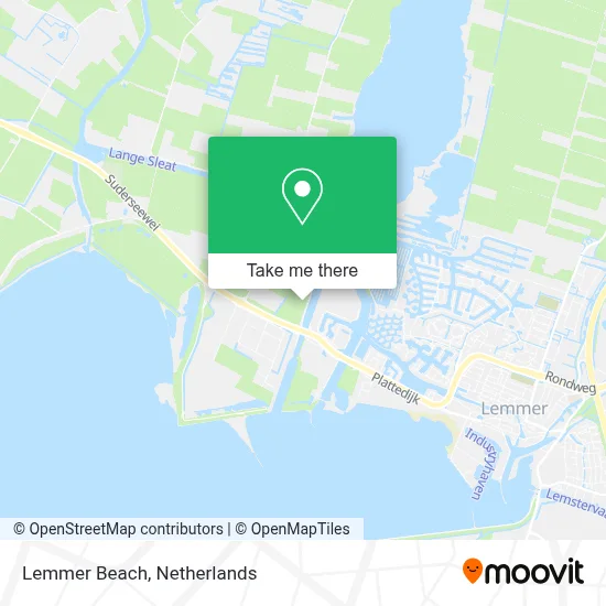 Lemmer Beach map