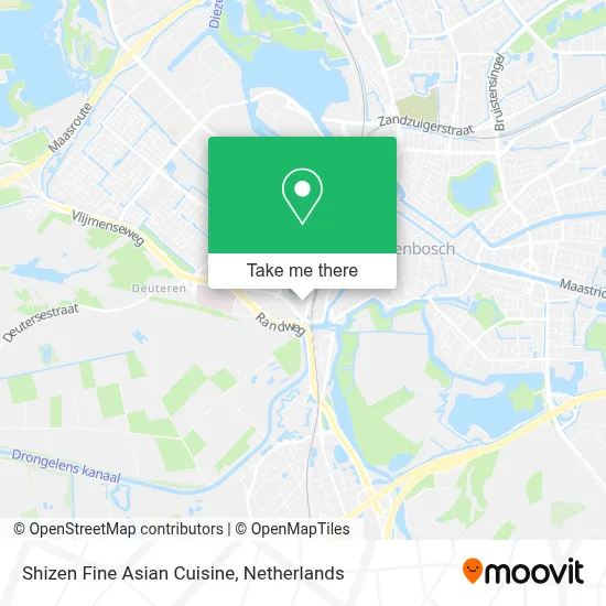Shizen Fine Asian Cuisine map