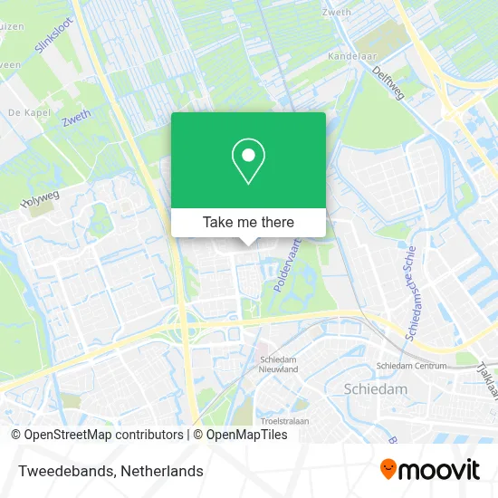 Tweedebands map
