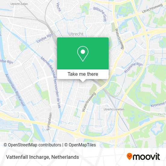 Vattenfall Incharge map