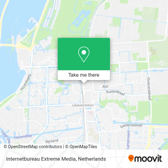 Internetbureau Extreme Media map