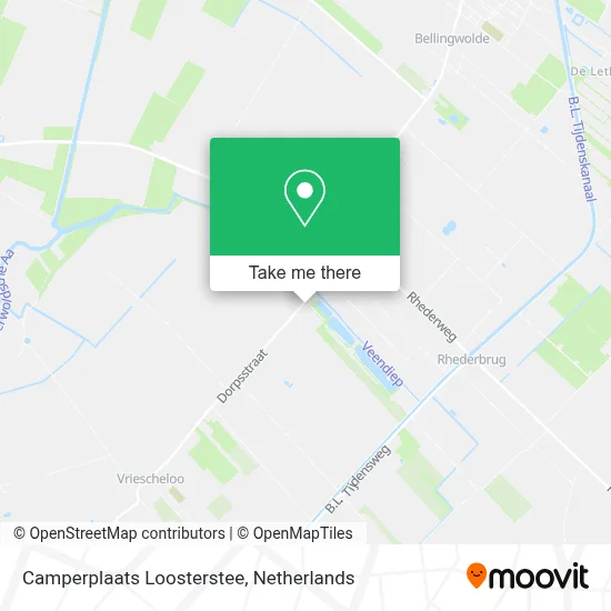 Camperplaats Loosterstee map