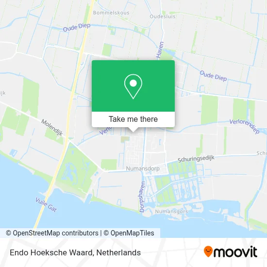 Endo Hoeksche Waard map