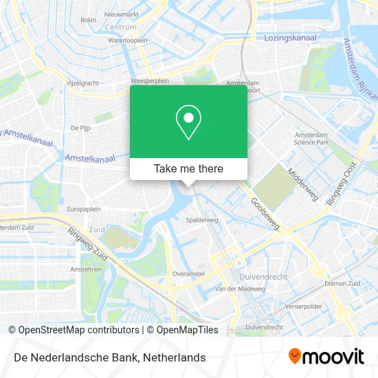 De Nederlandsche Bank map