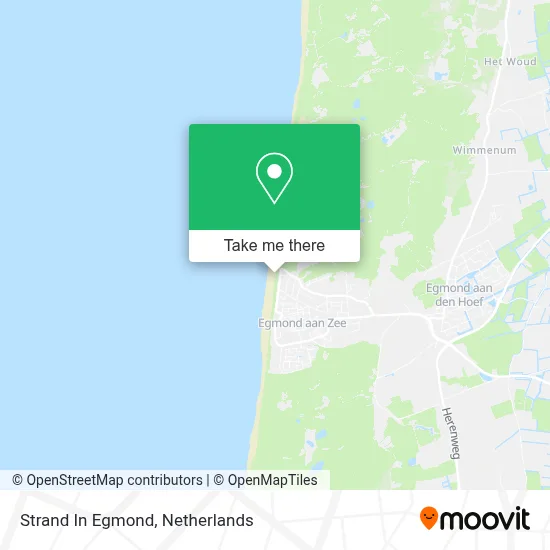 Strand In Egmond map