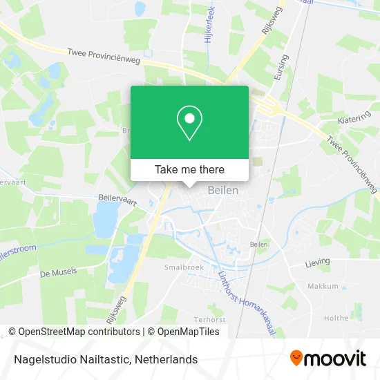 Nagelstudio Nailtastic map