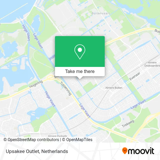 Upsakee Outlet map