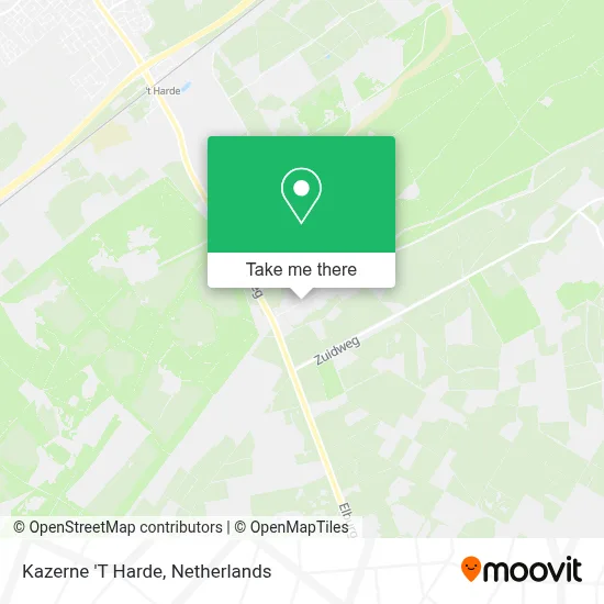 Kazerne 'T Harde map