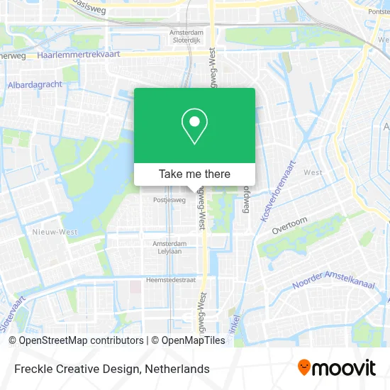 Freckle Creative Design map