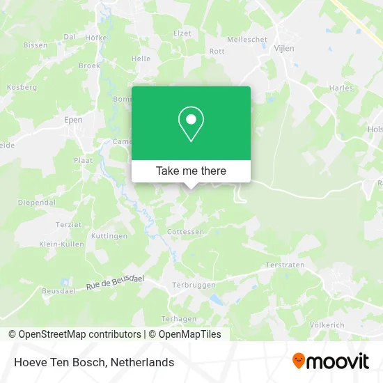 Hoeve Ten Bosch map