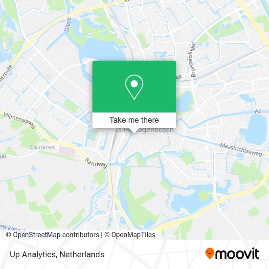 Up Analytics map