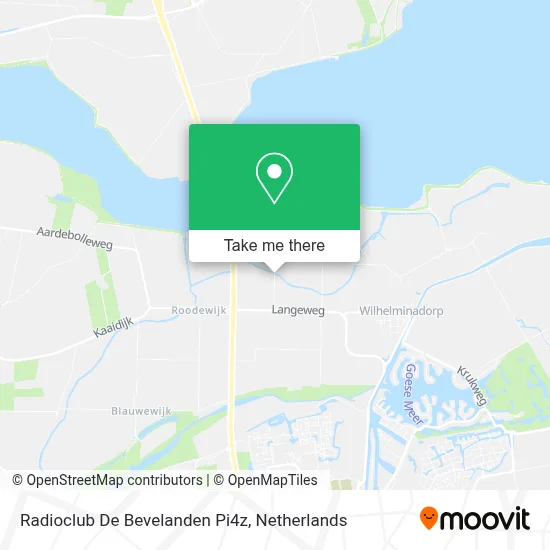 Radioclub De Bevelanden Pi4z map