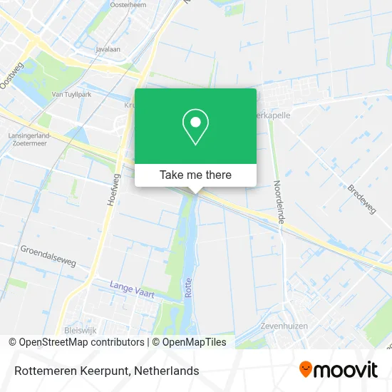 Rottemeren Keerpunt map