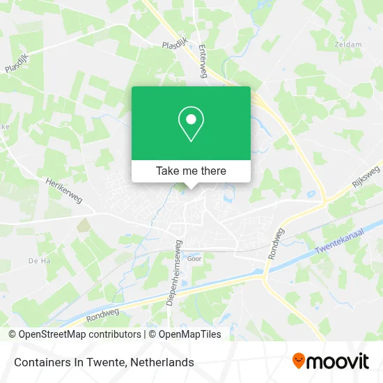 Containers In Twente Karte