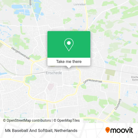 Mk Baseball And Softball map