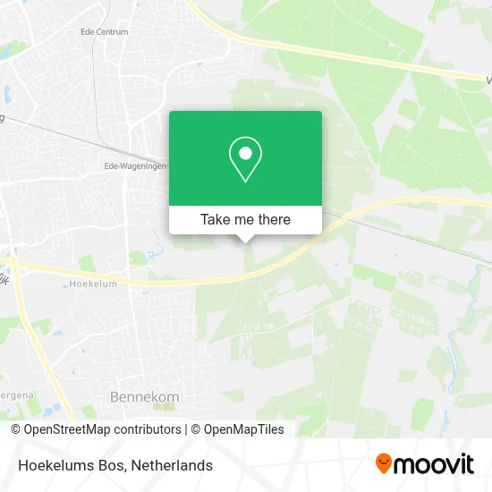 Hoekelums Bos map
