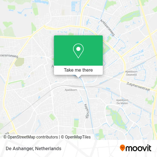 De Ashanger map
