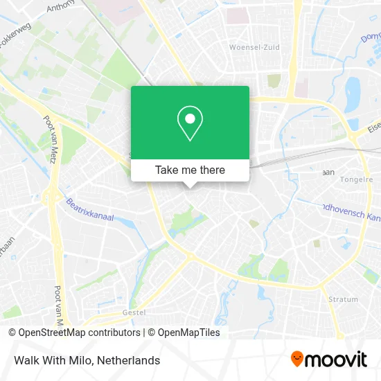 Walk With Milo map