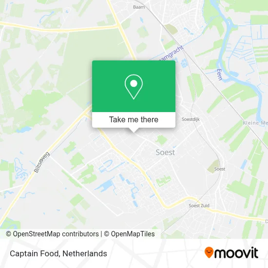 Captain Food map