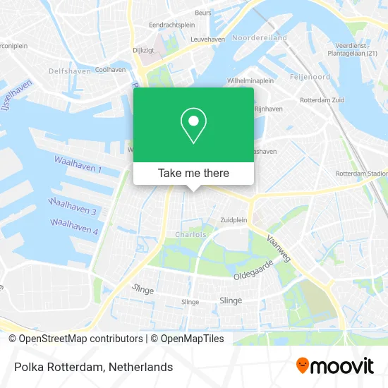Polka Rotterdam map