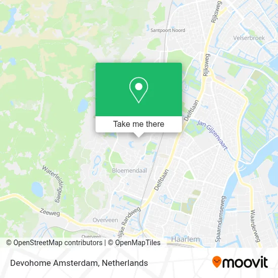 Devohome Amsterdam map