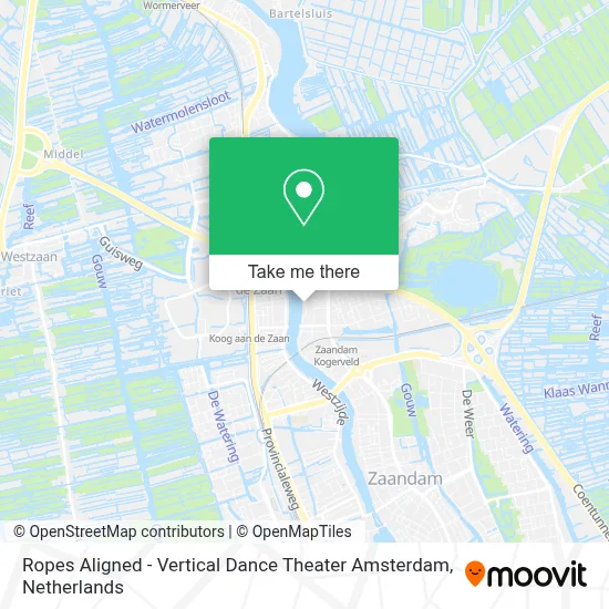 Ropes Aligned - Vertical Dance Theater Amsterdam map