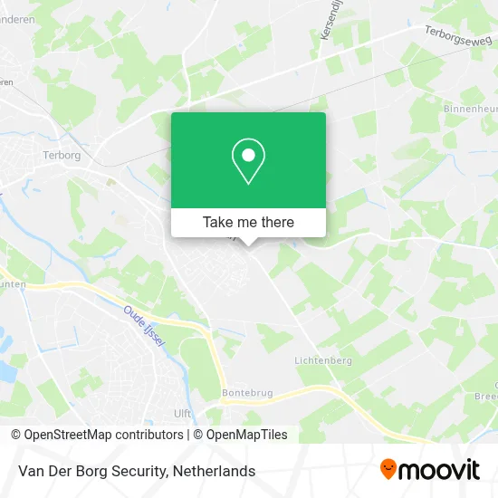 Van Der Borg Security map