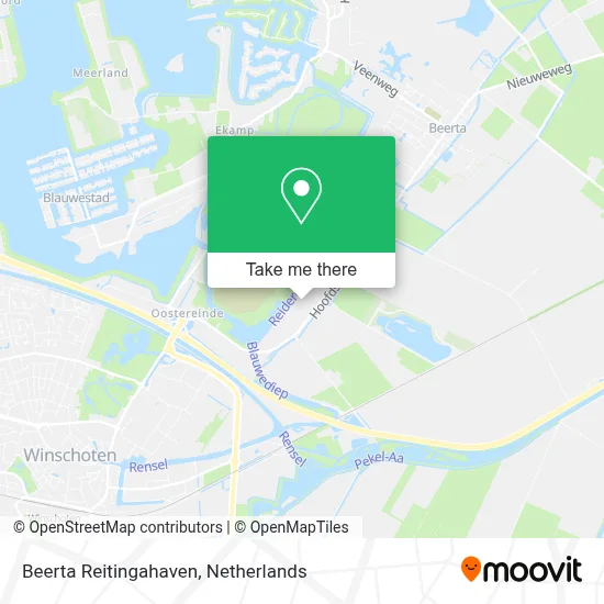 Beerta Reitingahaven map