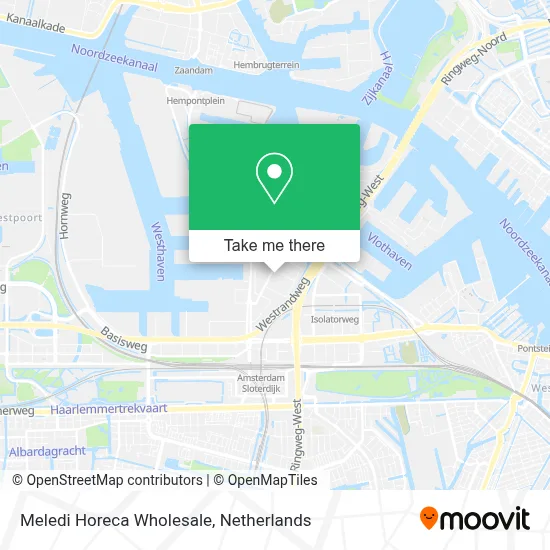 Meledi Horeca Groothandel map