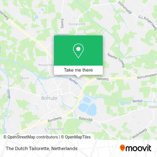 The Dutch Tailorette map