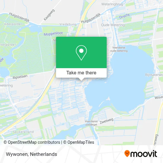 Wywonen map