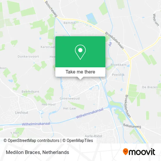 Medilon Braces map