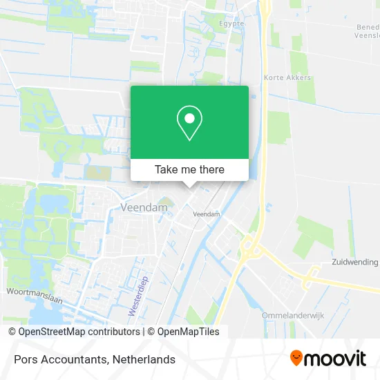 Pors Accountants map