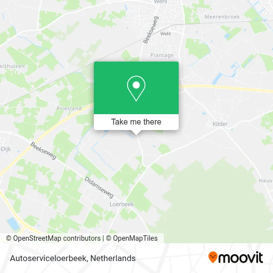 Autoserviceloerbeek map