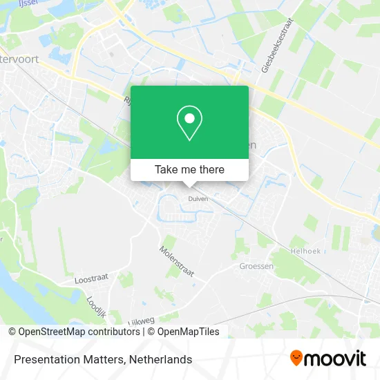 Presentation Matters map