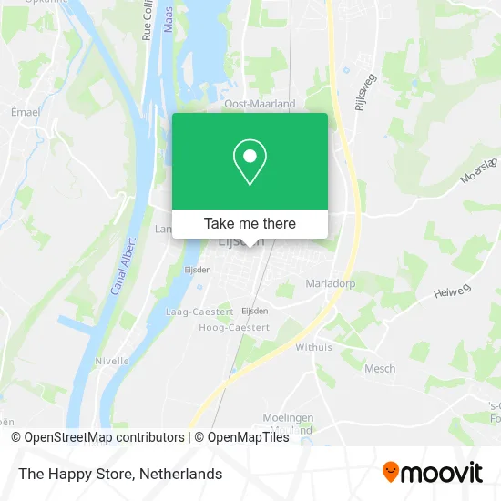 The Happy Store map