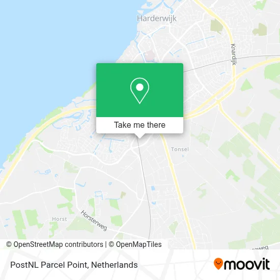 Postnl Pakketpunt map